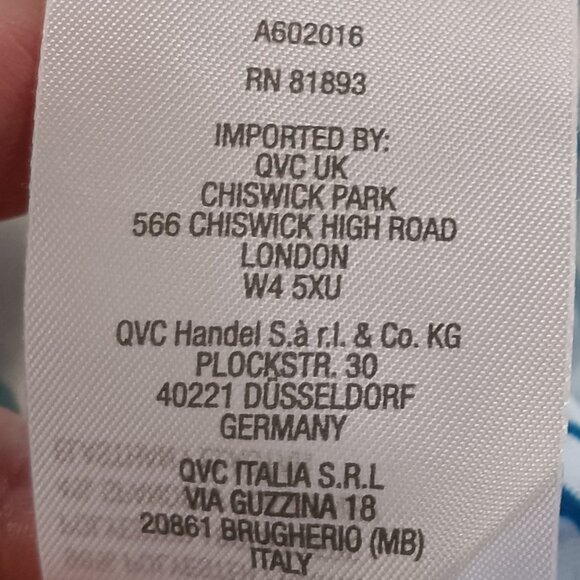 Susan Graver Passport Women's XL Blue Silky Liquid Knit Tunic Floral Print - Picture 14 of 14